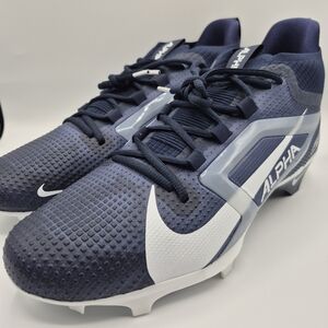 Nike Alpha Menace 4 Elite Football Cleats Navy Blue Men’s Size 14 FZ7701-400